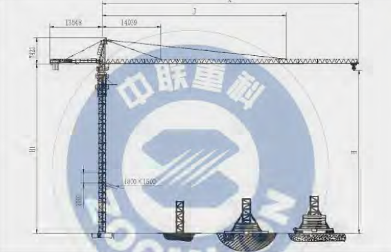 TC6013A-6塔式起重機